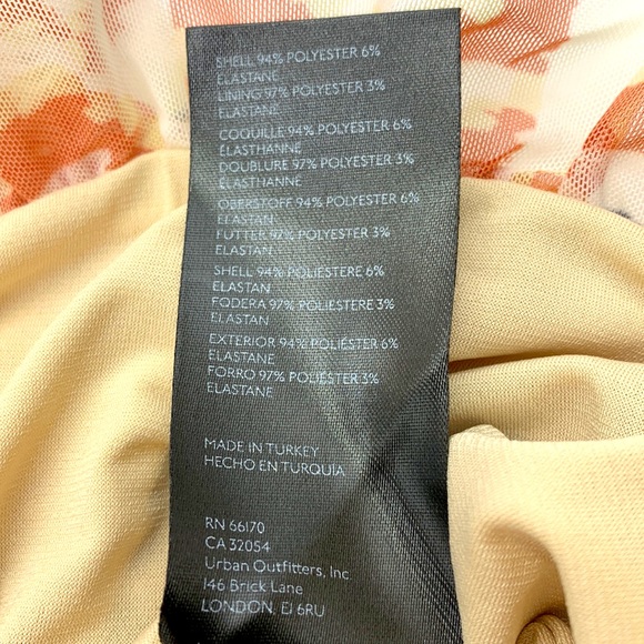 Free People Romi Ruched Mesh Skirt Size Large - Picture 5 of 13